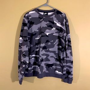 Nike “black camo” sweatshirt